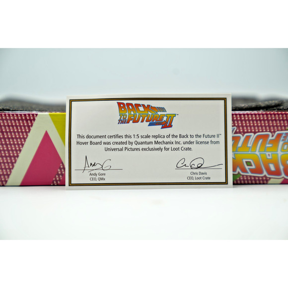 Back to the Future Part II Hover Board 1:5 Scale Replica Loot Crate EXCLUSIVE - Picture 8 of 9